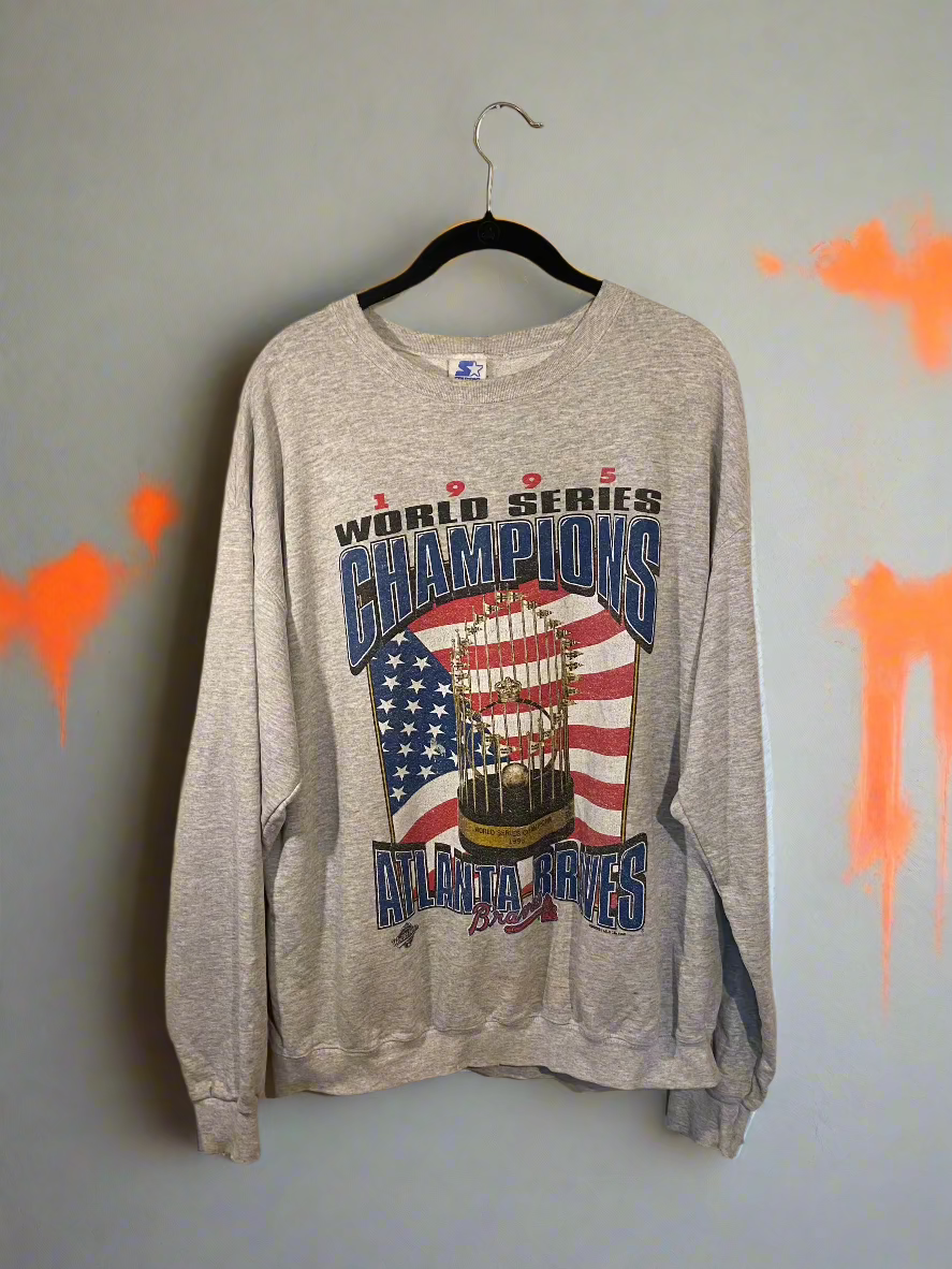 Atlanta Braves Sweater MLB (Vintage) Men's L