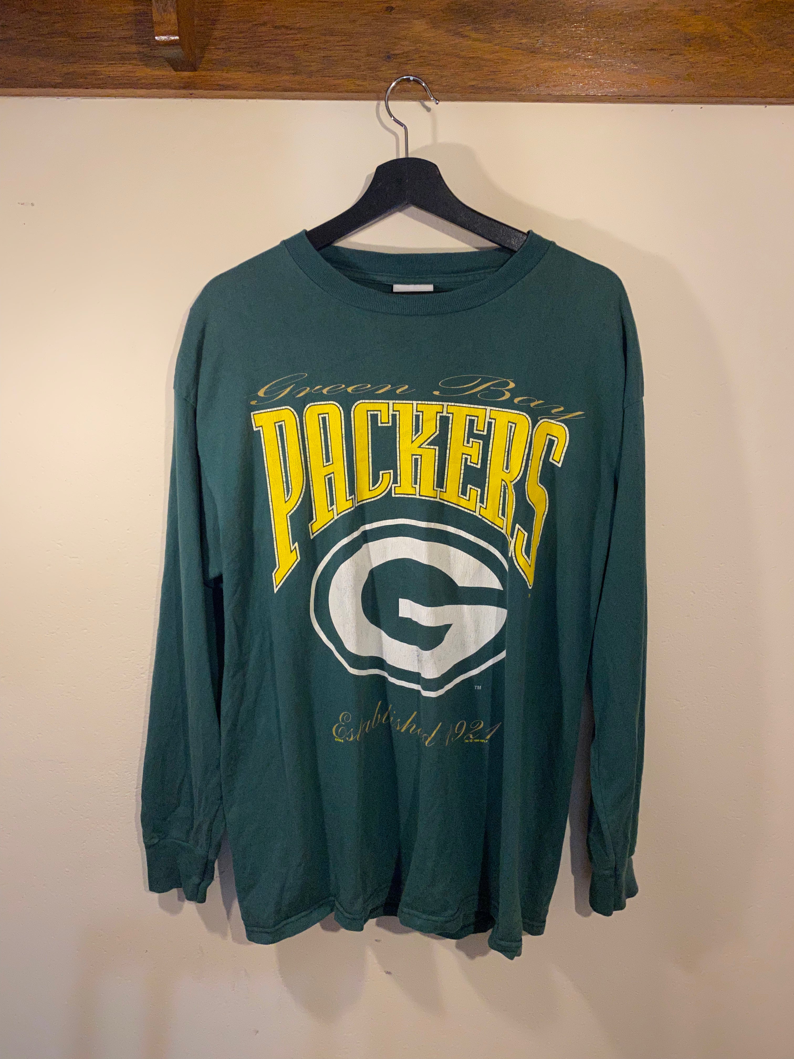 Green Bay Packers Longsleeve Tee NFL (Vintage) Men's L