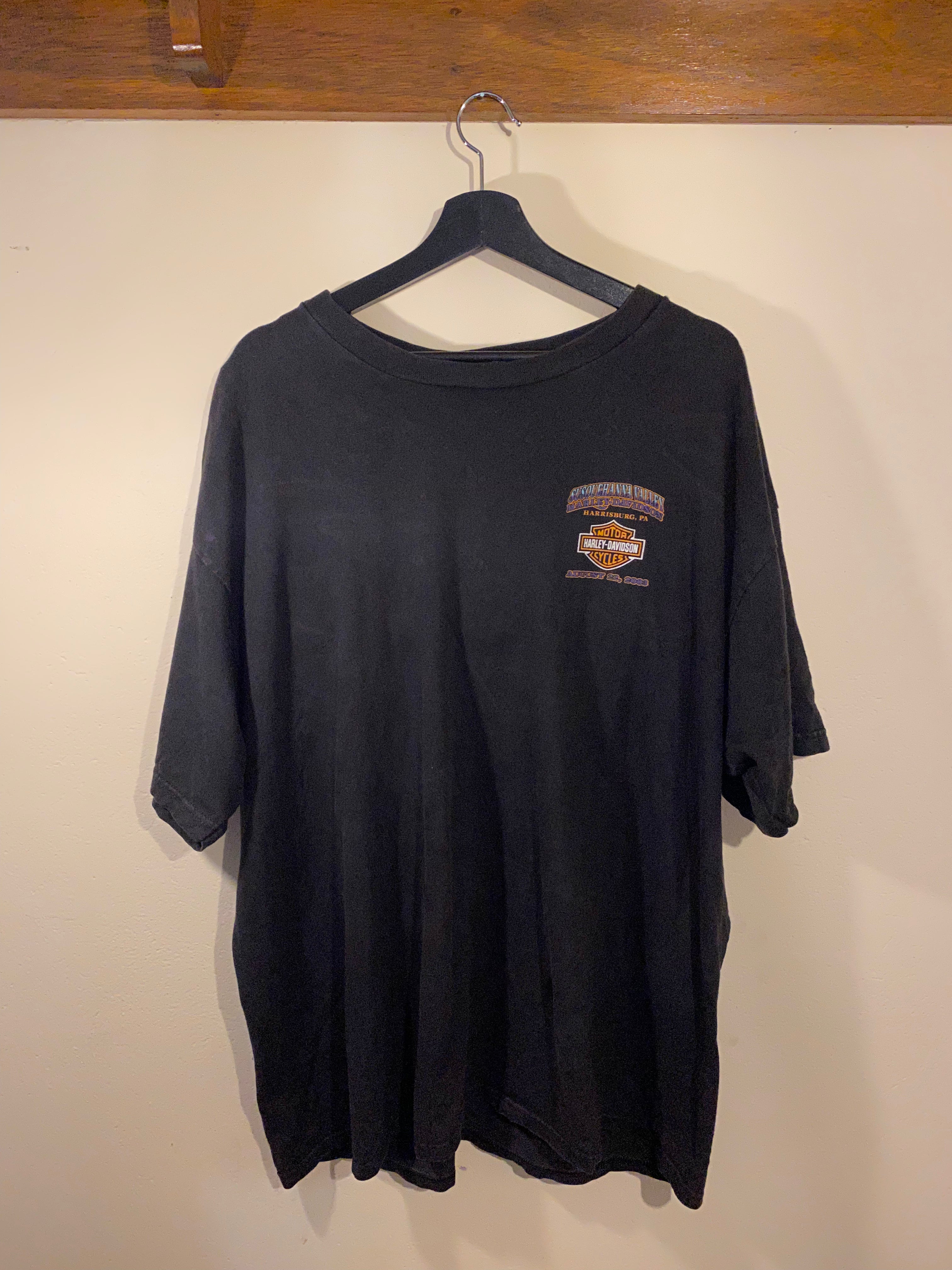 Harley-Davidson Motorbikes Tee Susquehanna Valley Harrisburg PA (Vintage) Men's 3XL