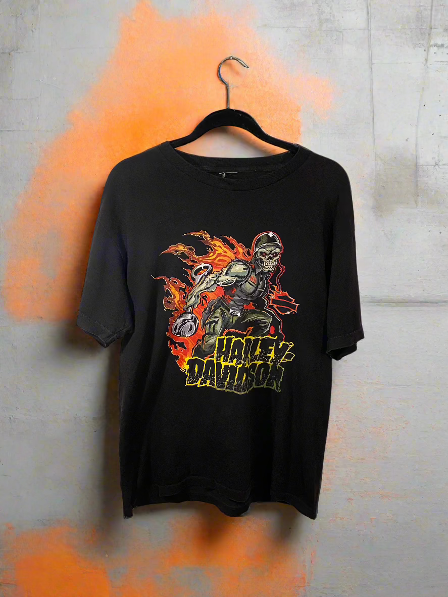 Harley-Davidson Motorbikes Tee Mile High Denver Colorado (Reclaimed) Men's M