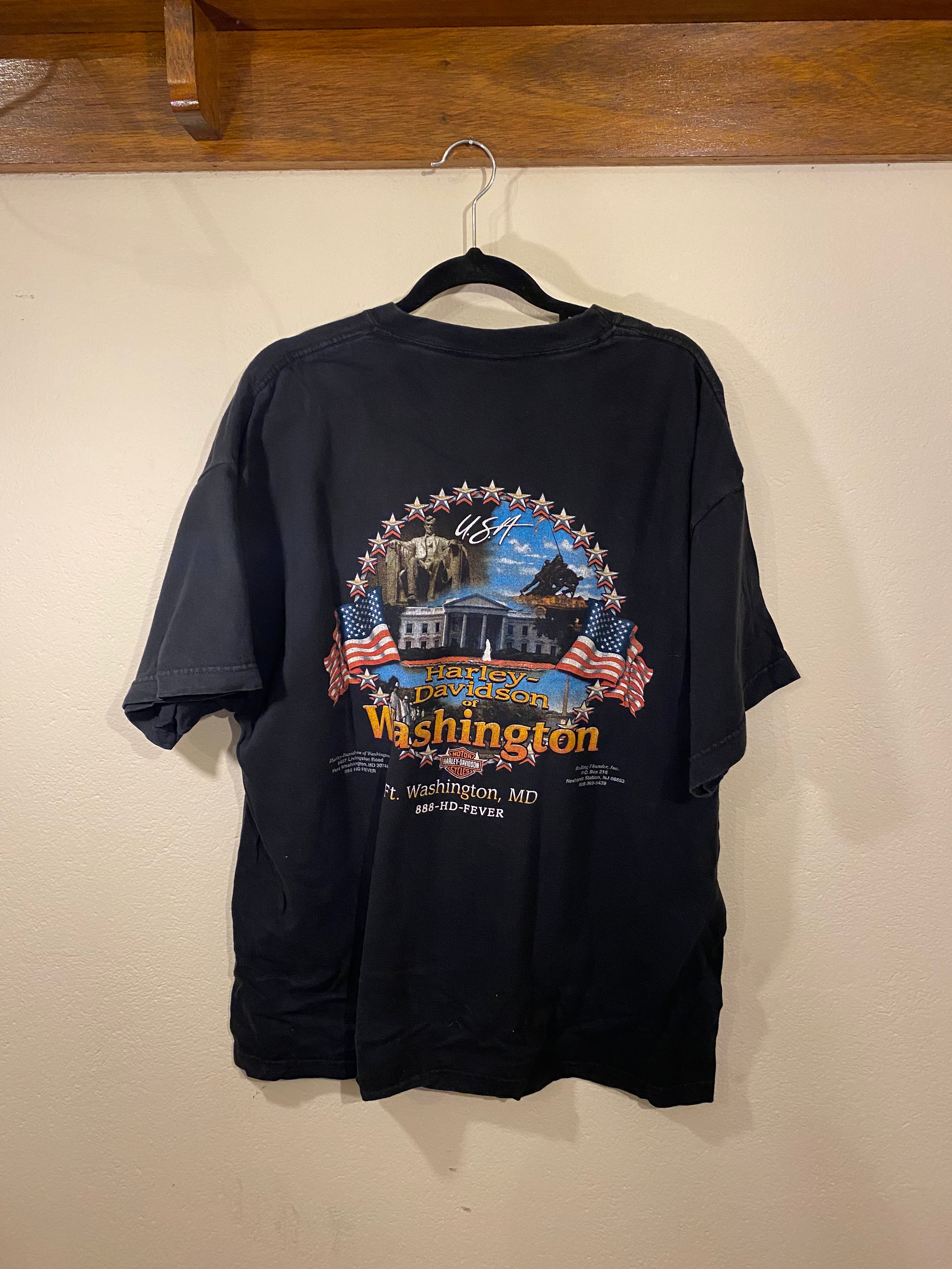 Harley-Davidson Motorbikes Tee Rolling Thunder (Vintage) Men's XL