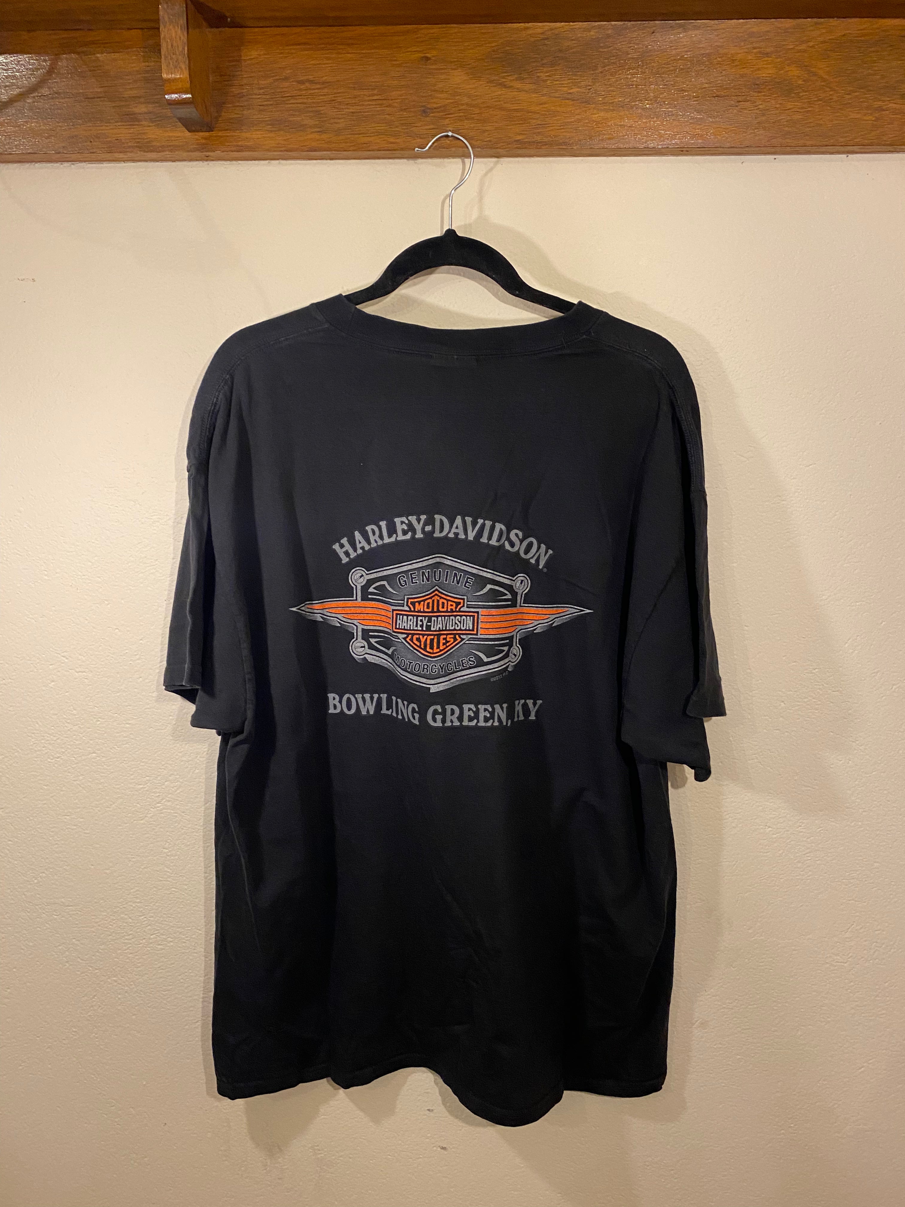 Harley-Davidson Motorbikes Tee Bowling Green KY (Reclaimed) Men's XL
