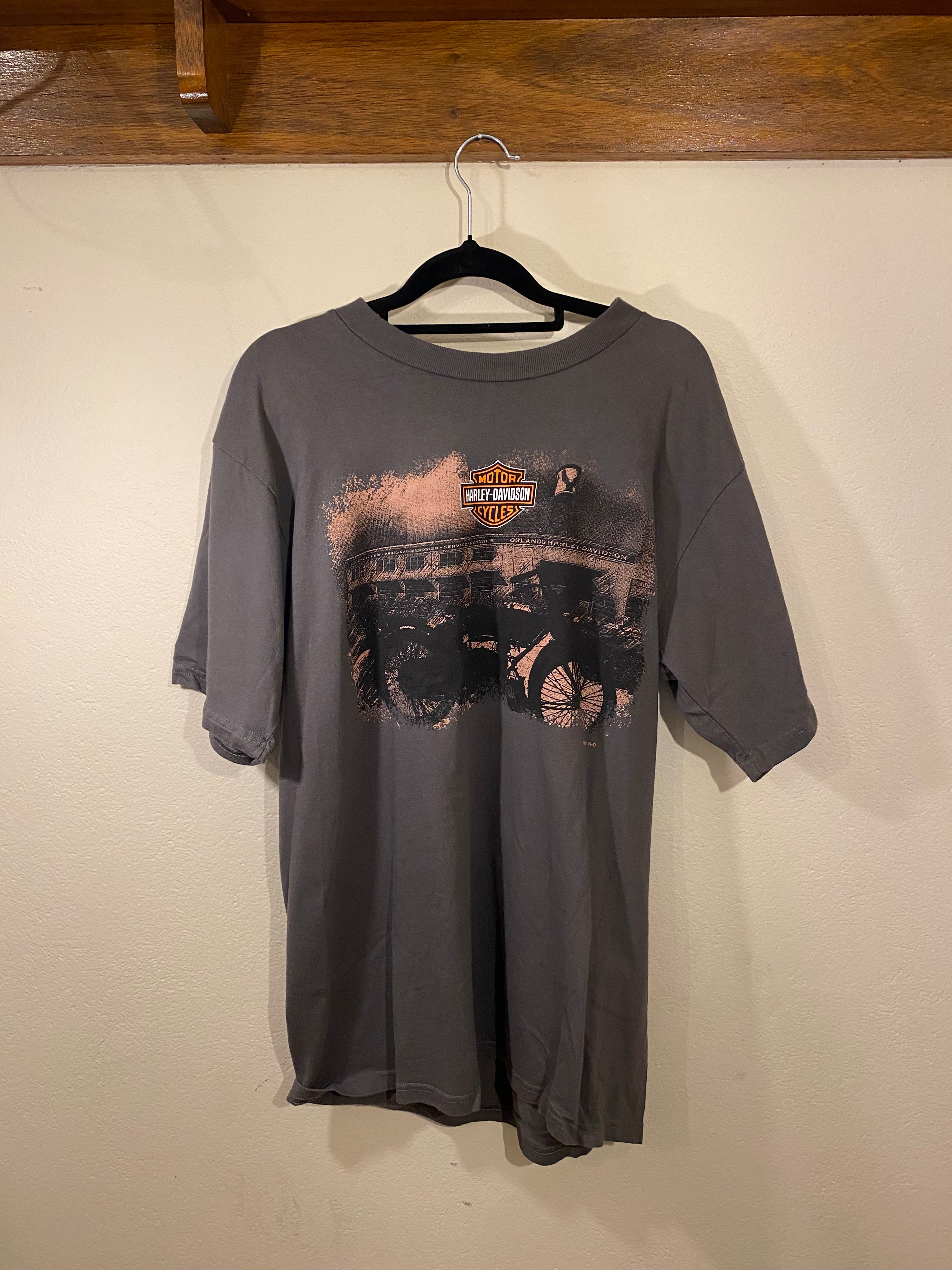 Harley-Davidson Motorbikes Tee Orlando Harley-Davidson (Reclaimed) Men's L