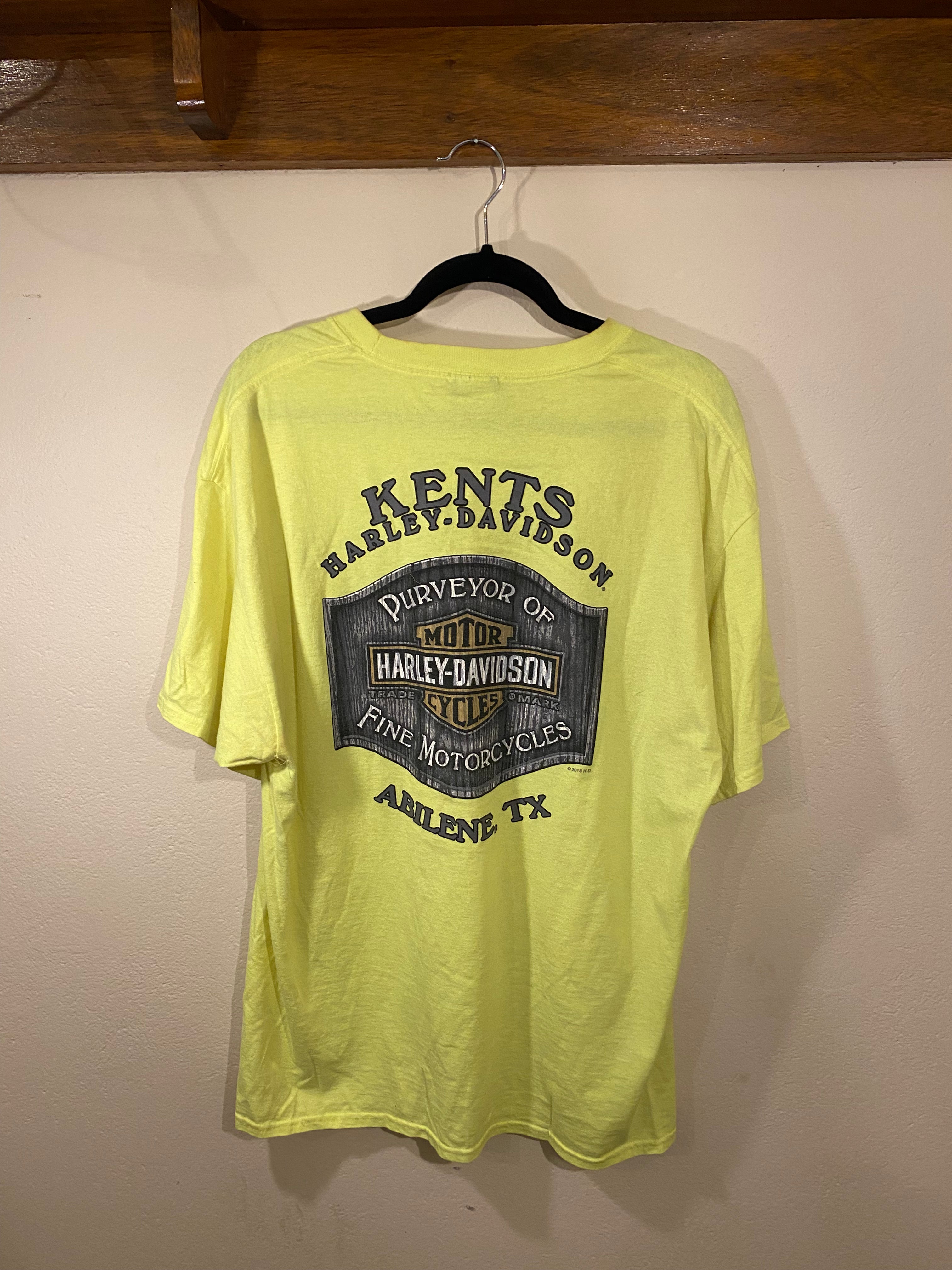 Harley-Davidson Motorbikes Tee Work Hard, Ride Hard (Reclaimed) Men's XL