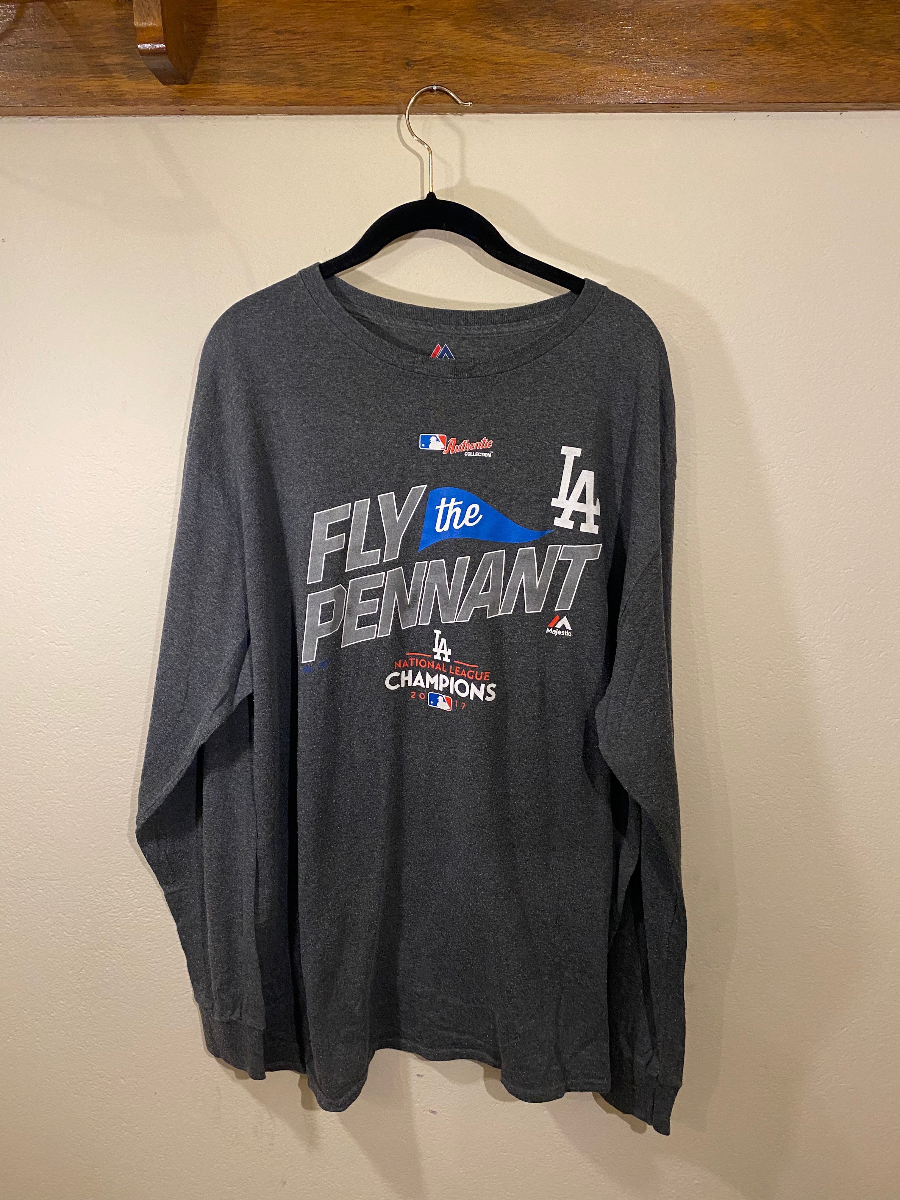 Los Angeles Dodgers Longsleeve Tee MLB (Reclaimed) Men's 2XL