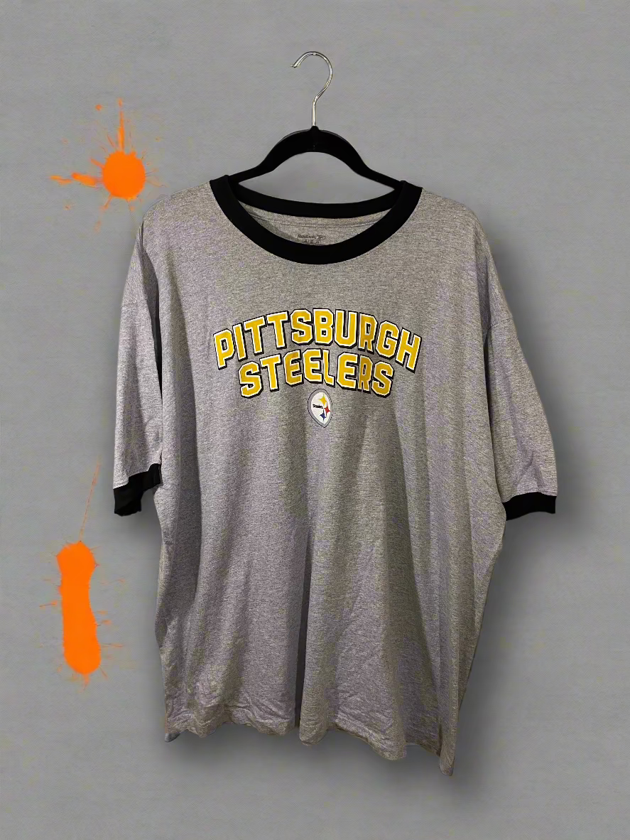 Pittsburg Steelers Tee Reebok NFL (Reclaimed) Men's 2XL