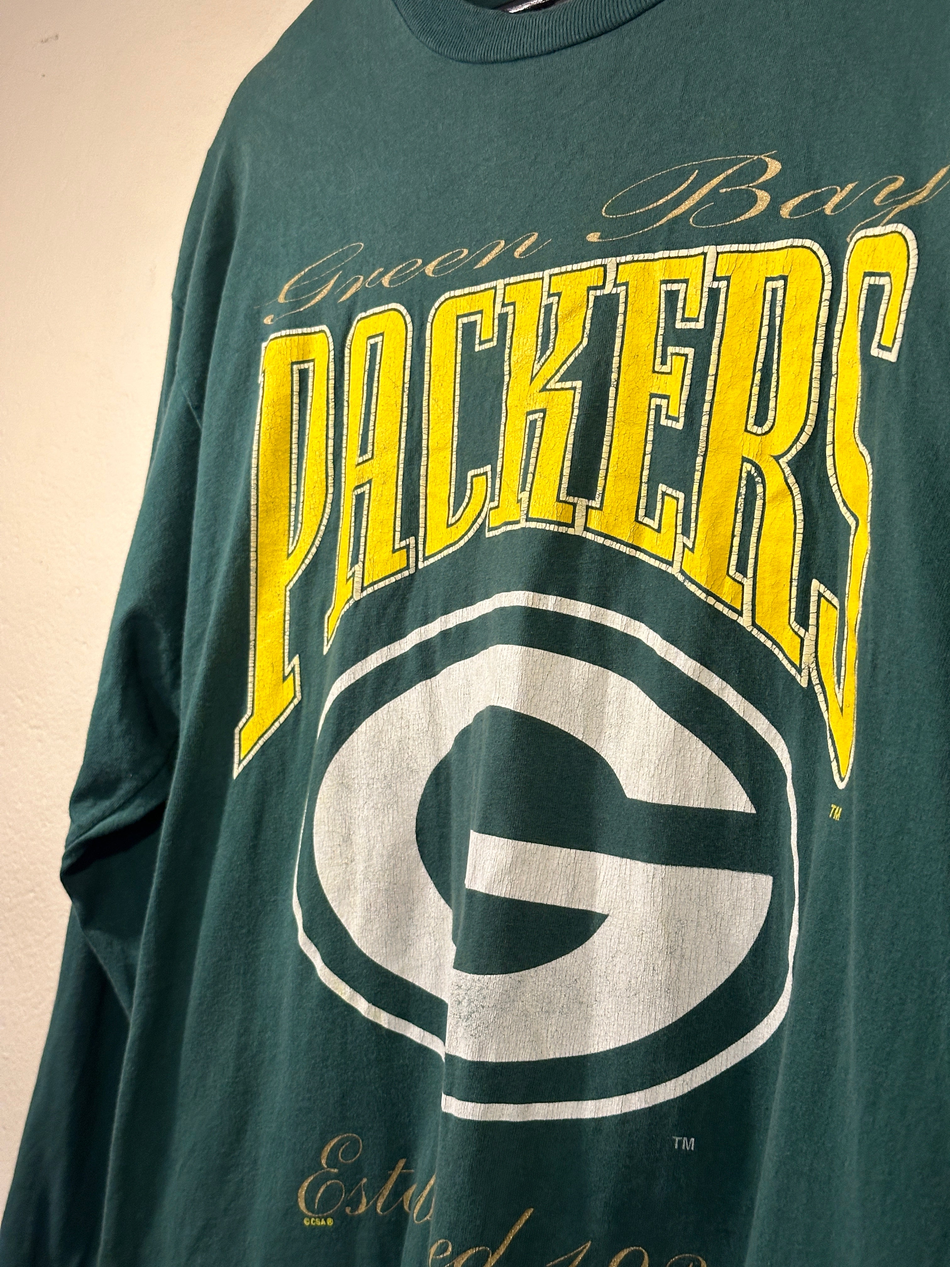 Green Bay Packers Longsleeve Tee NFL (Vintage) Men's L