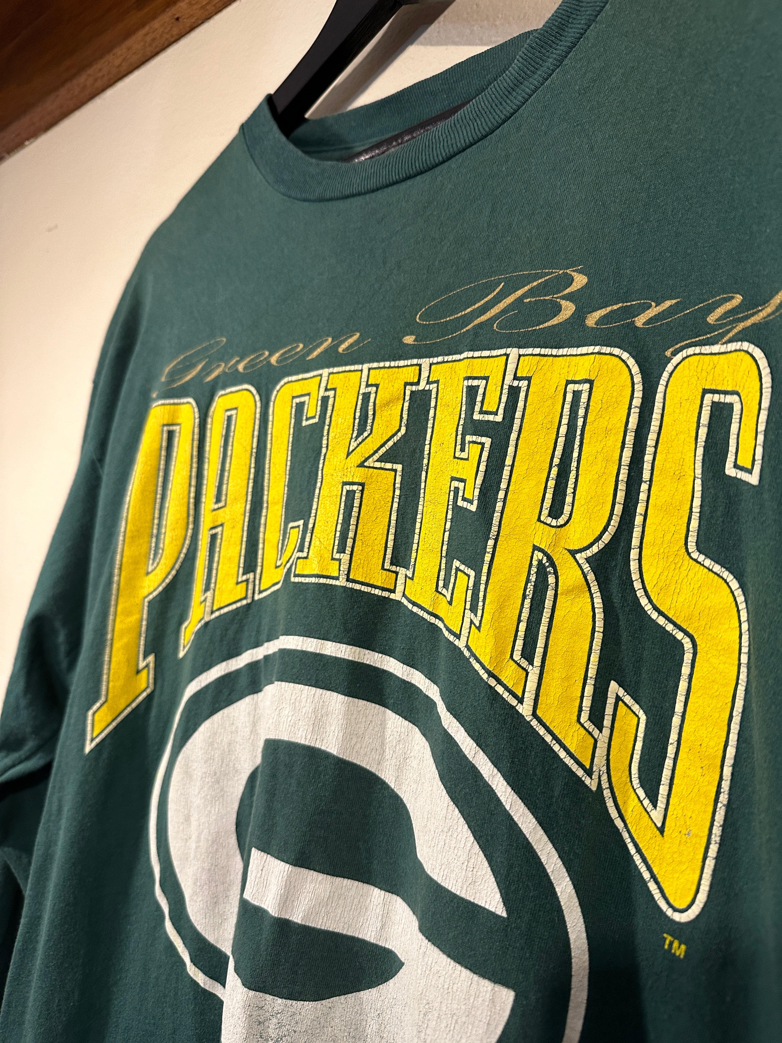 Green Bay Packers Longsleeve Tee NFL (Vintage) Men's L