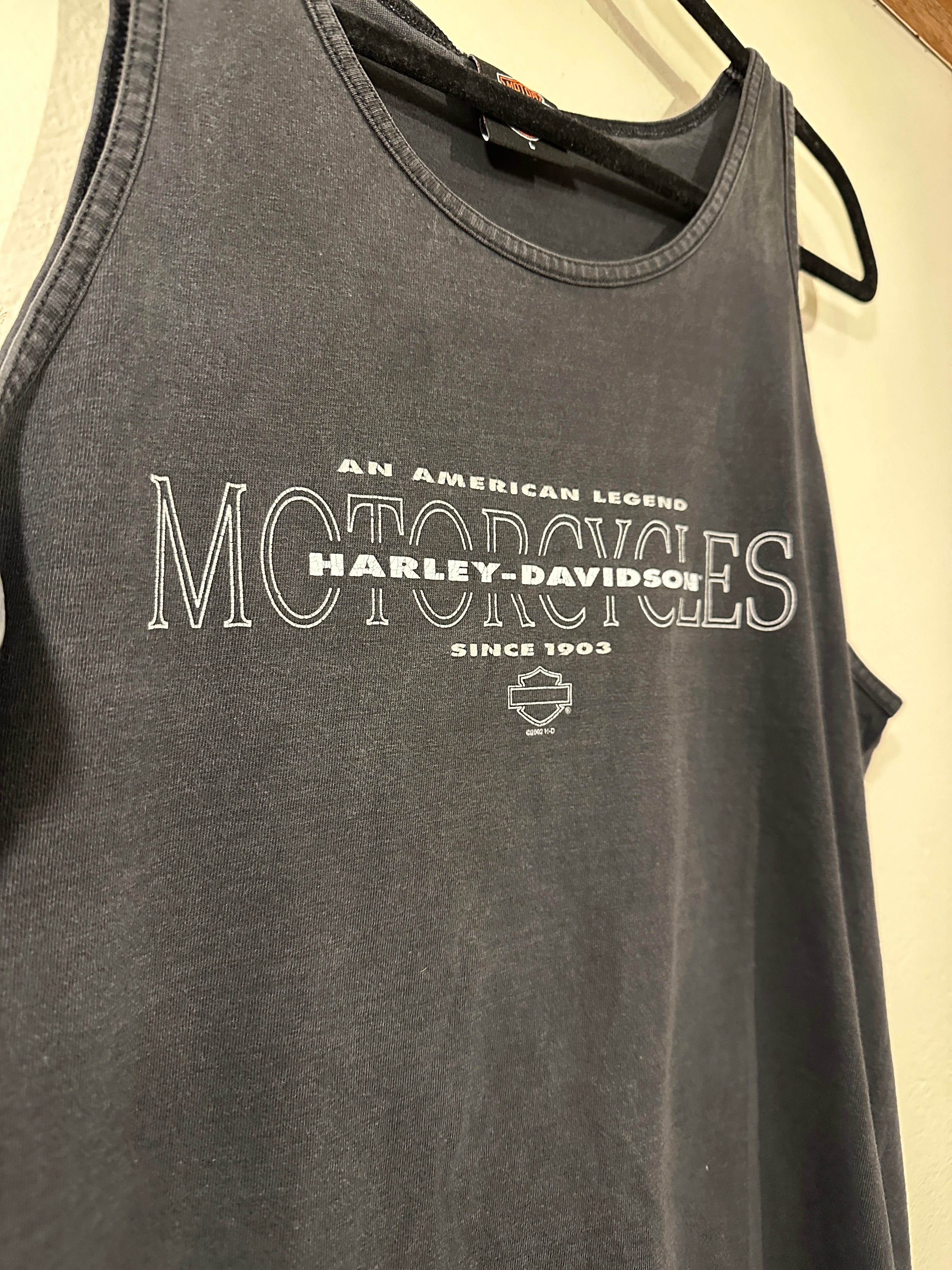 Harley-Davidson Motorbikes Singlet An American Legend (Vintage) Men's L