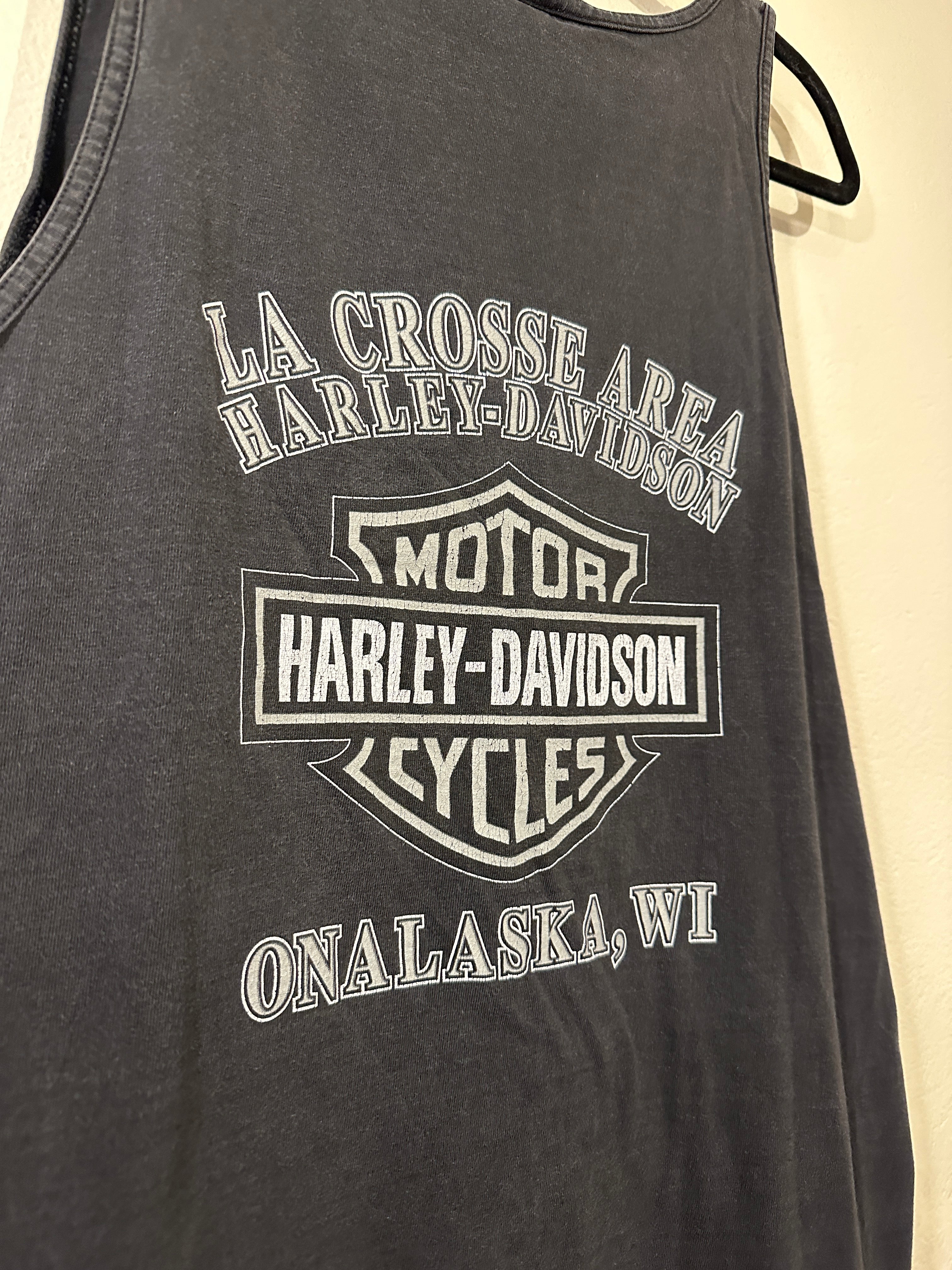 Harley-Davidson Motorbikes Singlet An American Legend (Vintage) Men's L