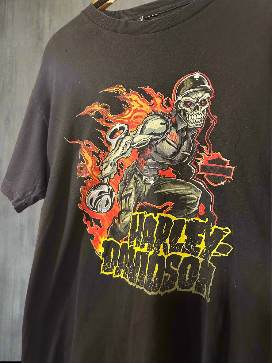 Harley-Davidson Motorbikes Tee Mile High Denver Colorado (Reclaimed) Men's M