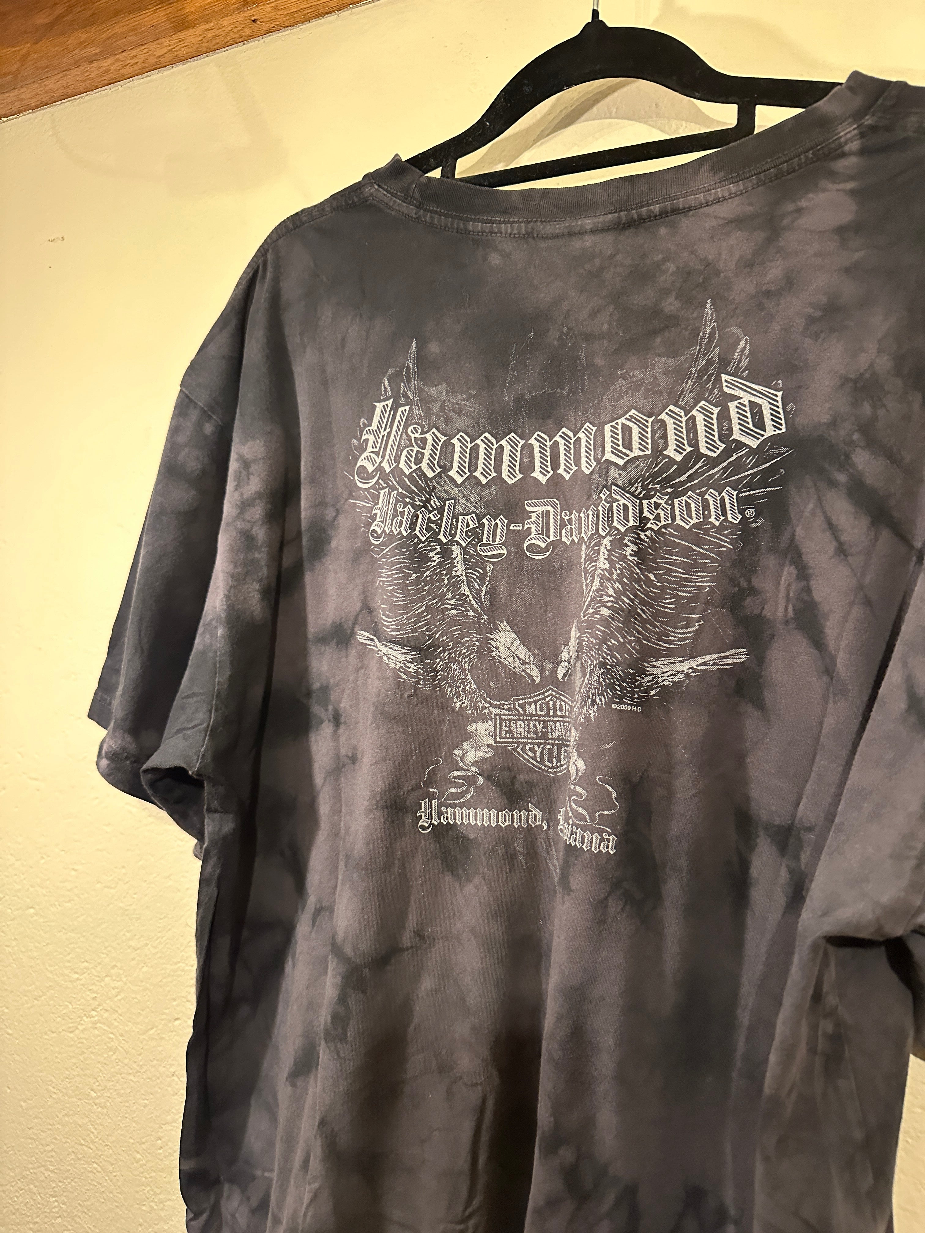 Harley-Davidson Motorbikes Tee Hammond Louisiana (Reclaimed) Men's L