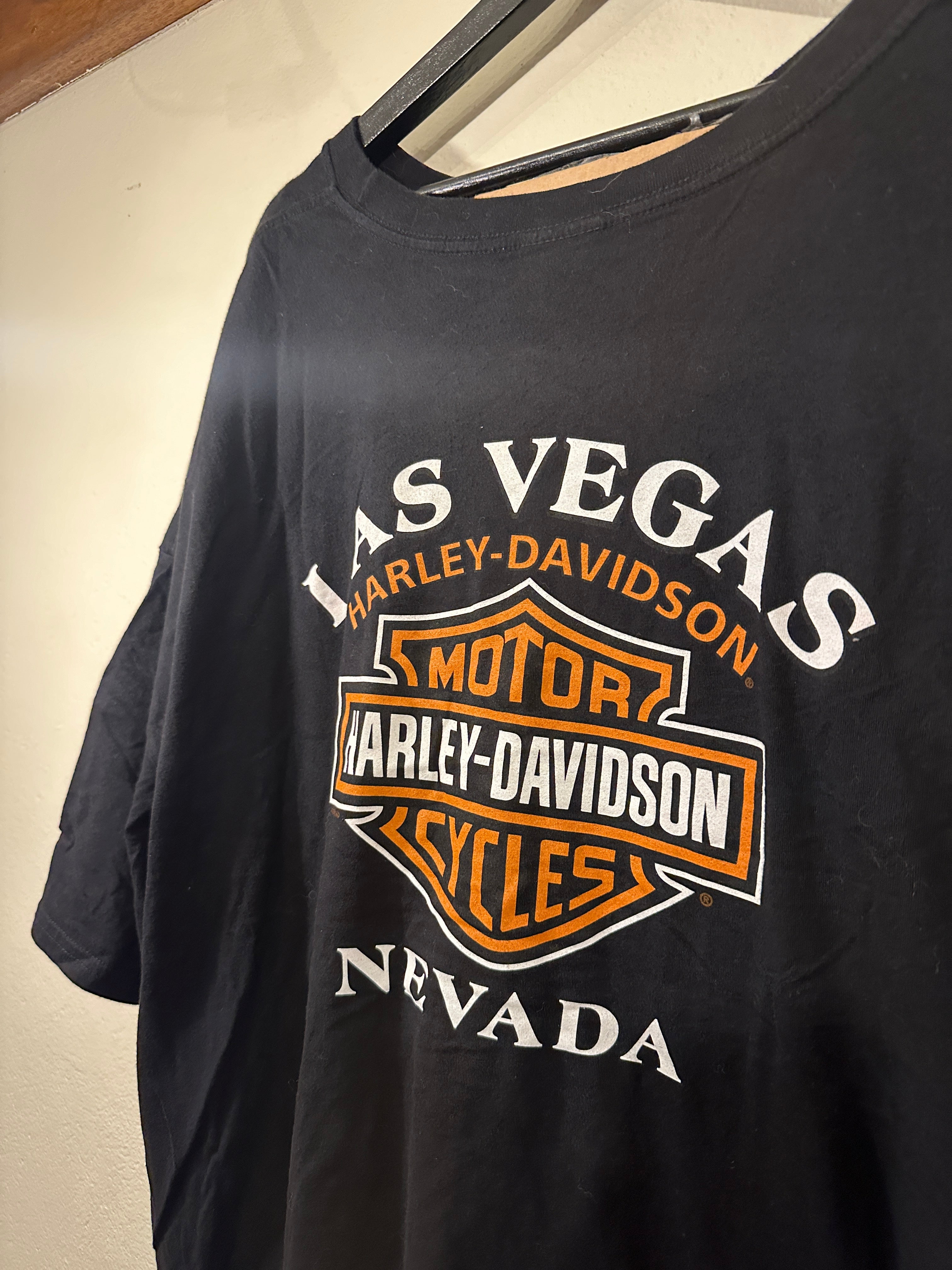 Harley-Davidson Motorbikes Tee Las Vegas (Unconfirmed) Men's 4XL