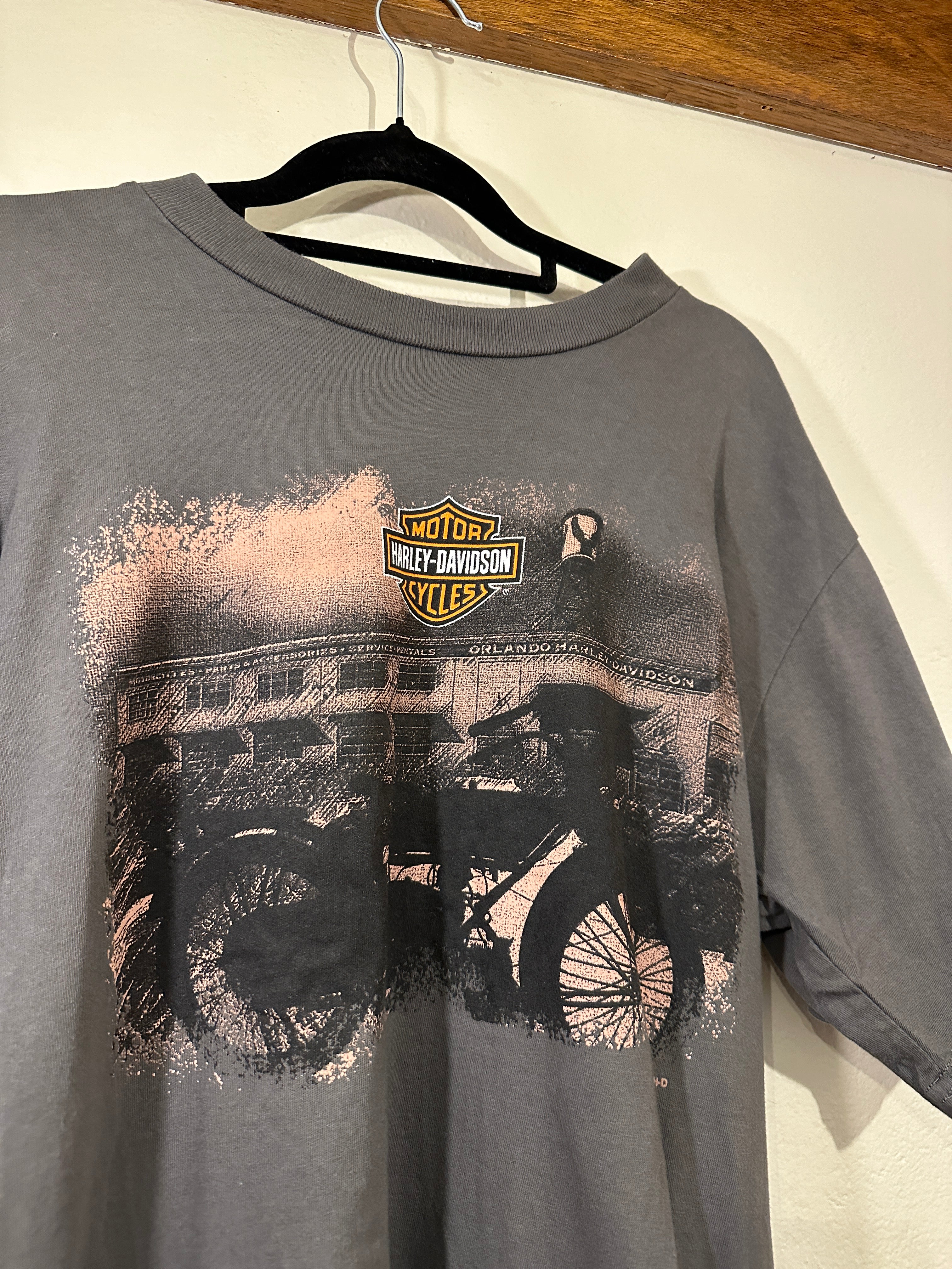 Harley-Davidson Motorbikes Tee Orlando Harley-Davidson (Reclaimed) Men's L