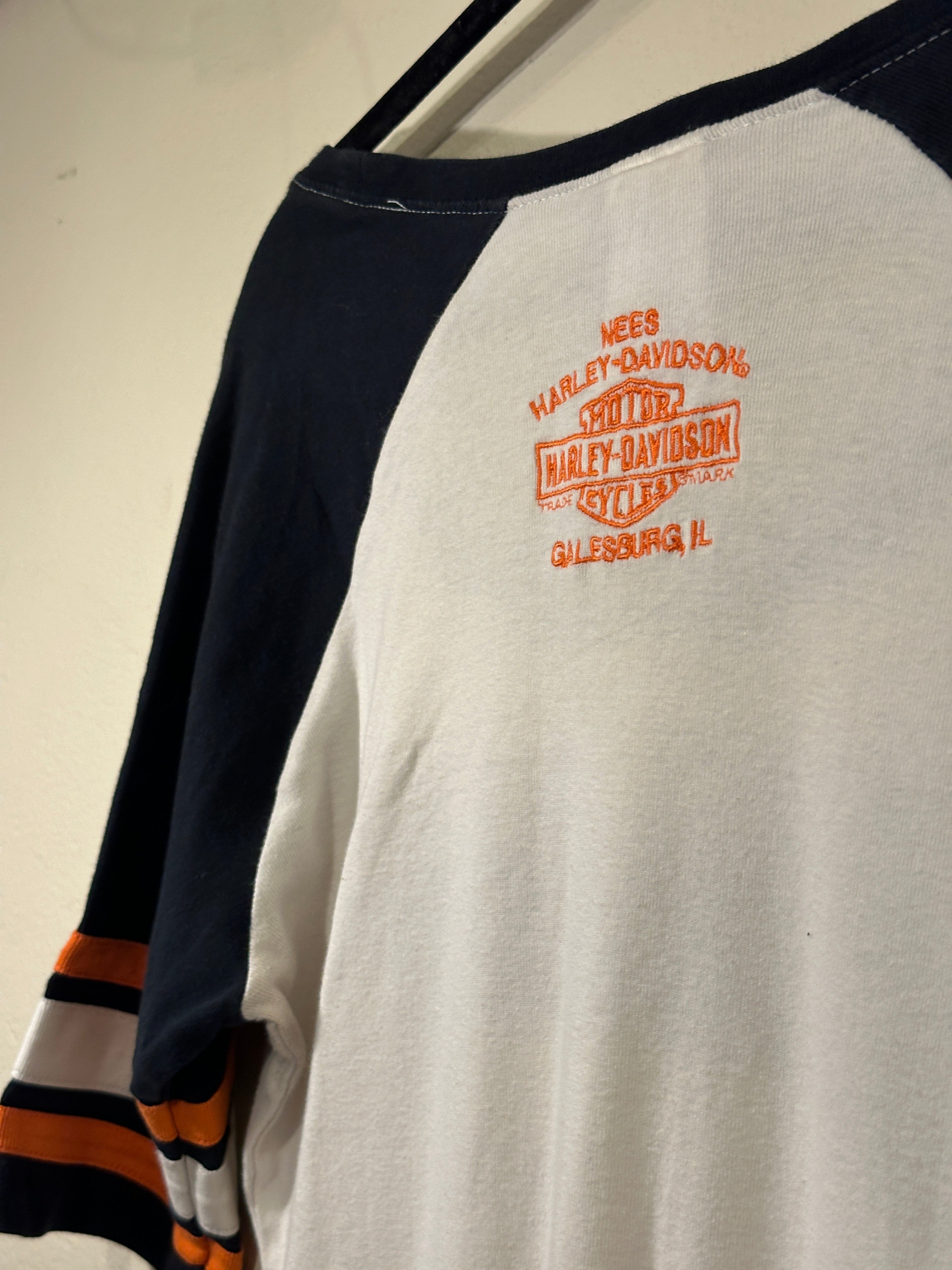 Harley-Davidson Motorbikes Tee Galesburg IL (Unconfirmed) Ladies XL