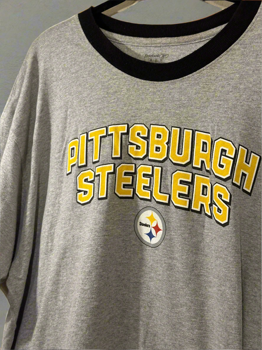 Pittsburg Steelers Tee Reebok NFL (Reclaimed) Men's 2XL