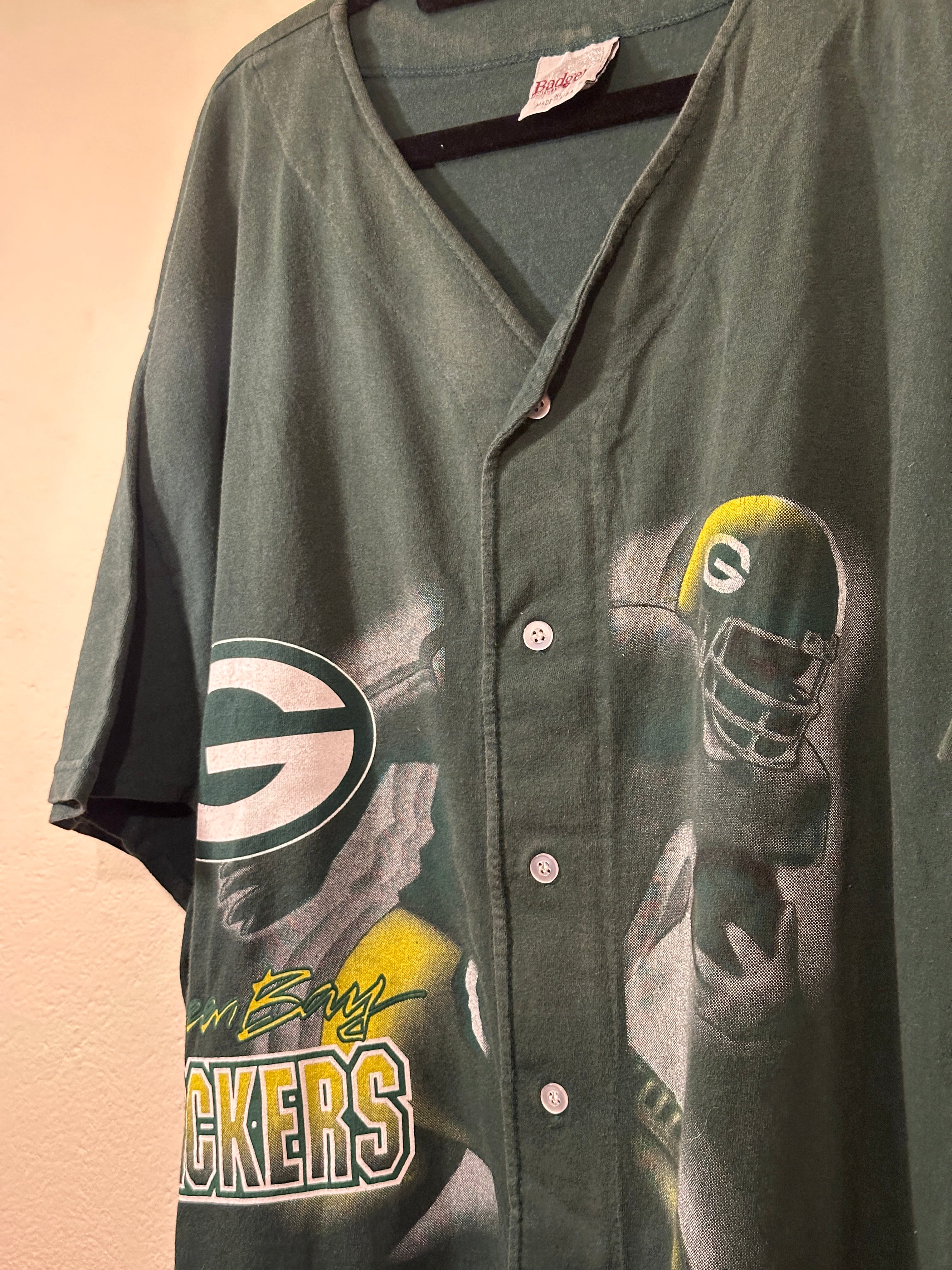 Green Bay Packers Button Up Shirt NFL (Vintage) Men's XL