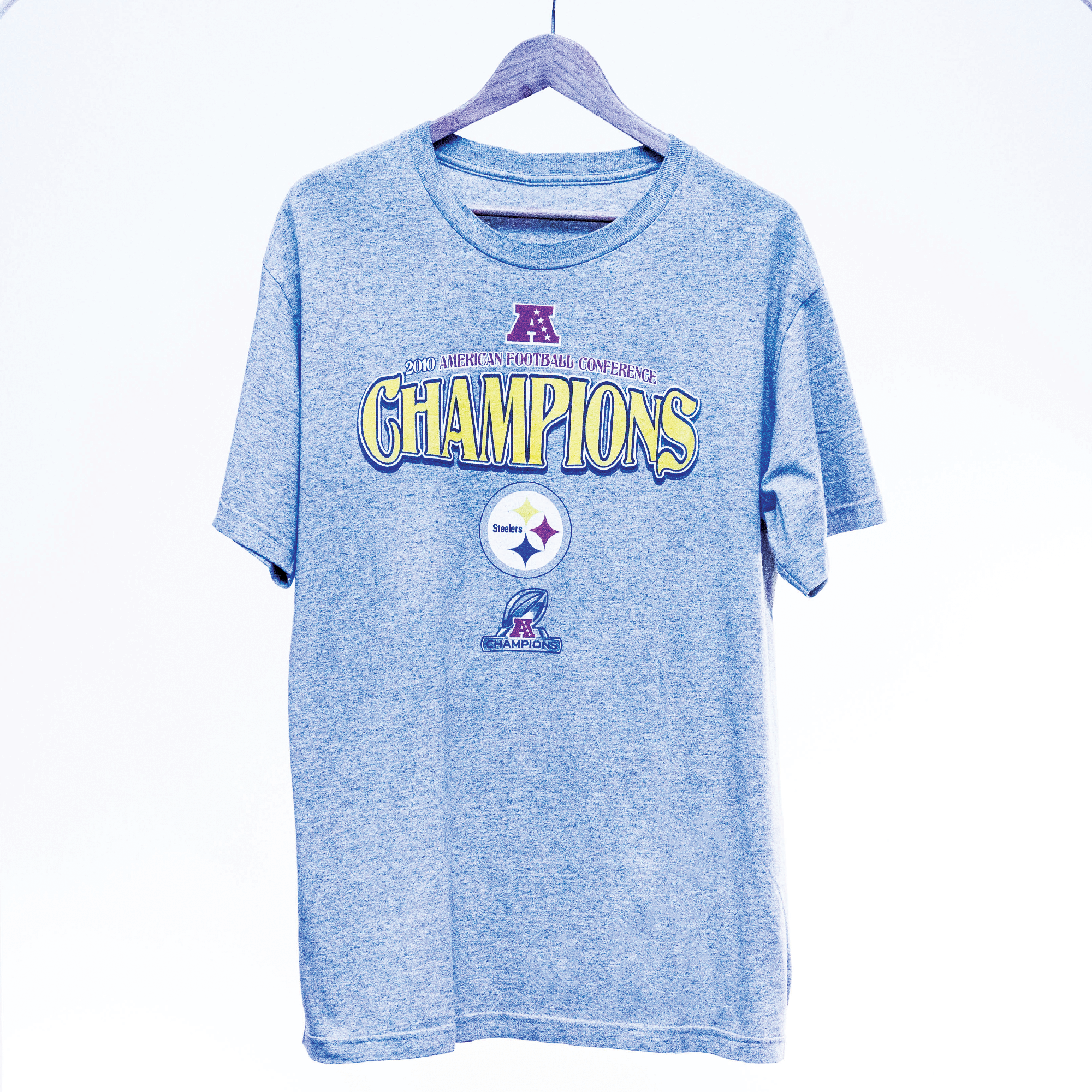 Pittsburg Steelers 2010 AFC Champions Tee NFL (Reclaimed) Men's L