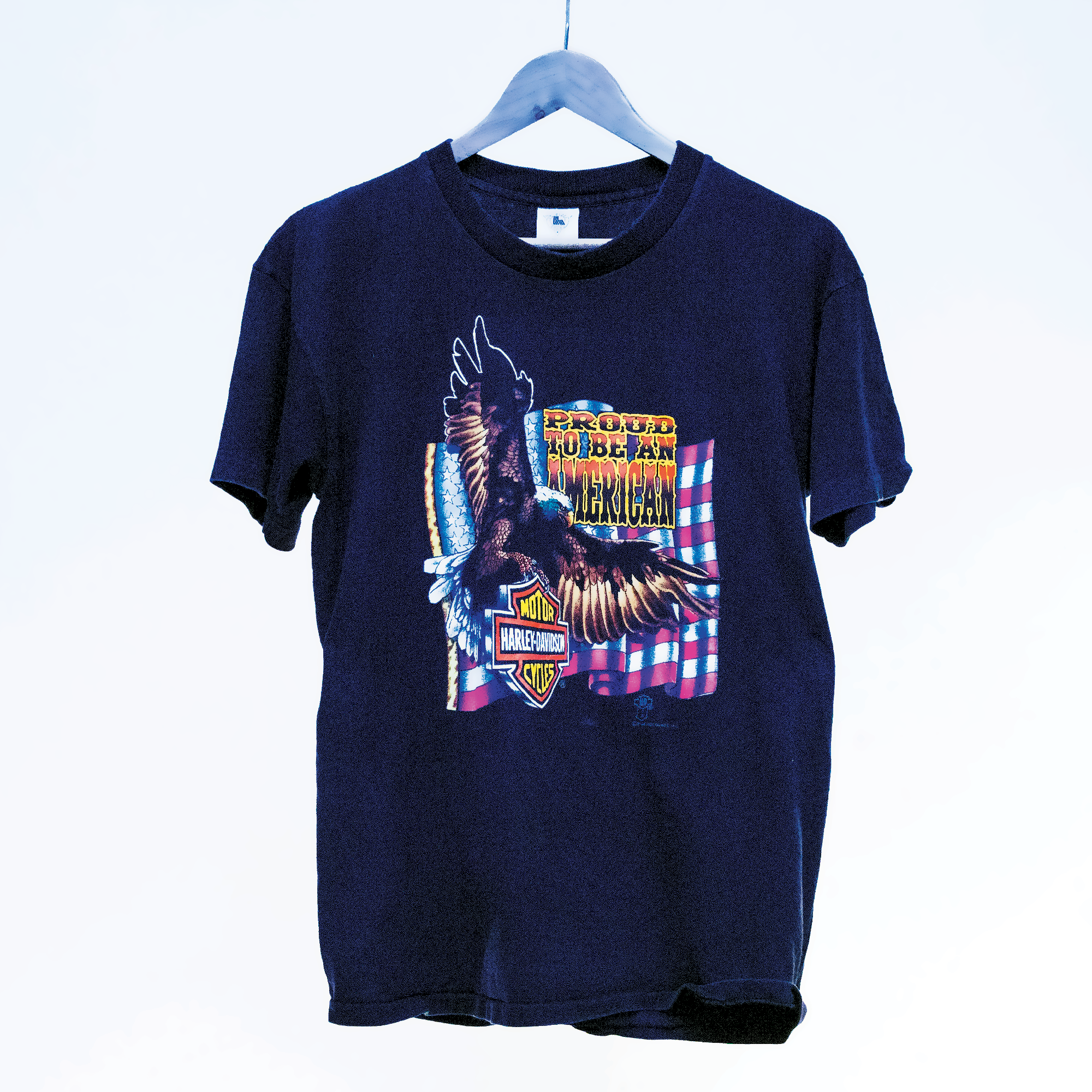 American Vintage Men's T-Shirt - Blue - L